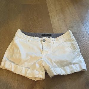 White jean short